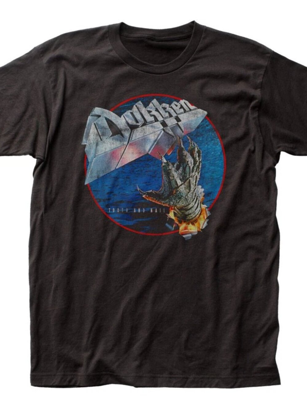 Dokken Tooth and Nail T Shirt Rock and Roll Music Classic Band Tee